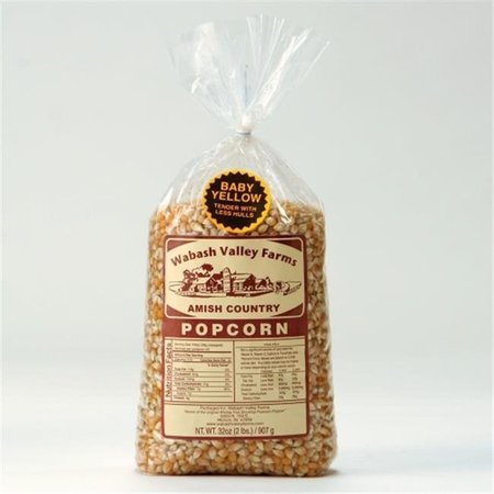 WABASH VALLEY FARMS Wabash Valley Farms 41402  Gourmet Popping Corn- Baby Yellow 2 lb 41402